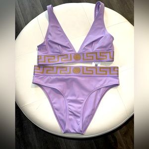Authentic LILAC VERSACE BIKINI SIZE 3